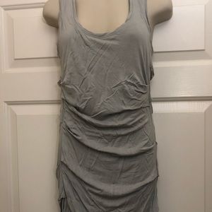 CAbi - 631 Gray Layered Tank Tunic Great Fit Small